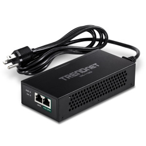 TRENDnet TPE-119GI Gigabit PoE++ Injector, Up to 95W power, Wall mount, Integrated power supply